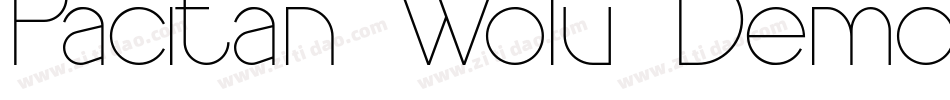 Pacitan Wolu Demo字体转换
